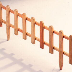 ArtRoja Drevený plôtik záhonový