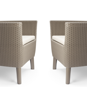 KETER Kreslá SALOMON DUO | cappuccino