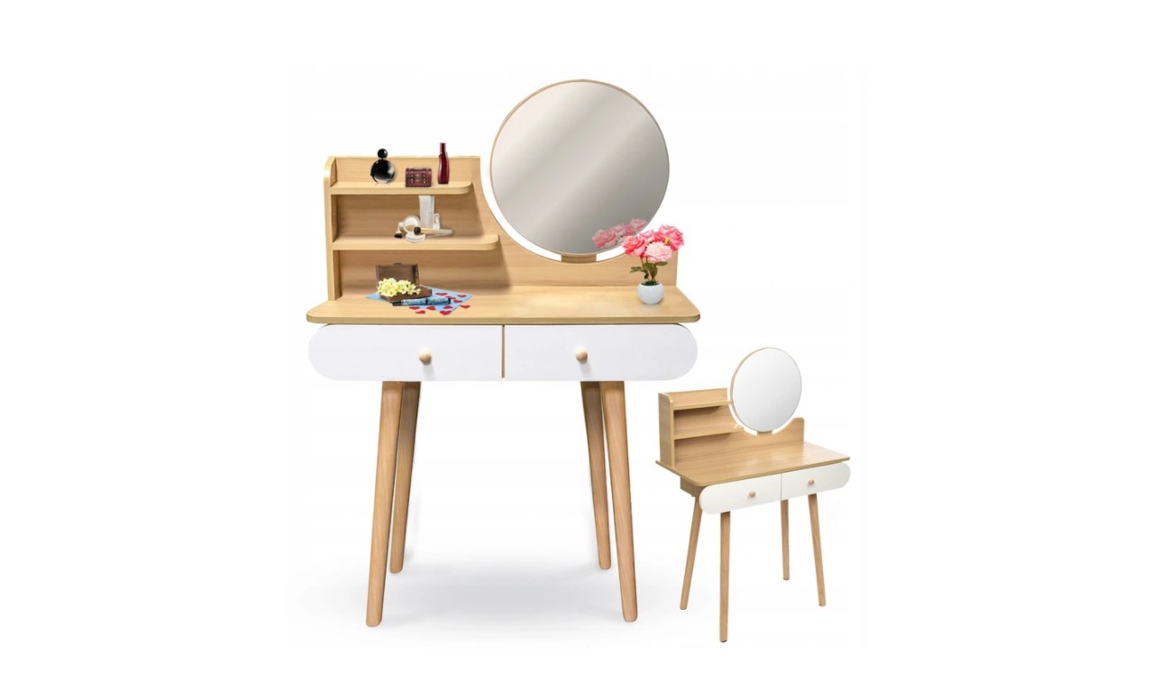 ArtJum Toaletný stolík SCANDI natural | CM-891937 – Obrázok 3
