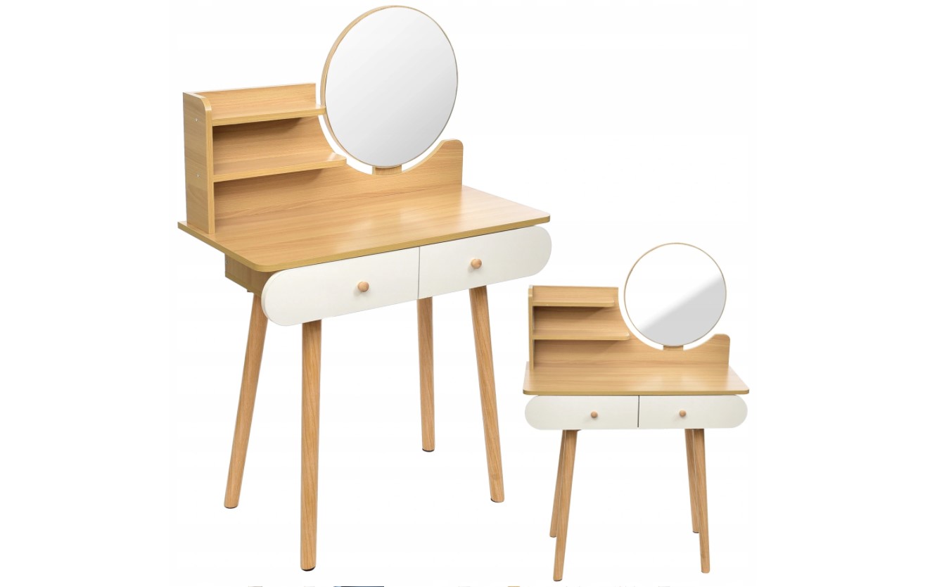ArtJum Toaletný stolík SCANDI natural | CM-891937 – Obrázok 6
