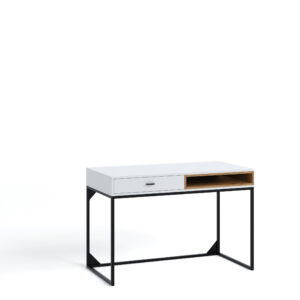 ArtGiB Písací stolík OLIER OL-01 | biela/dub artisan