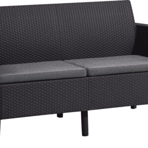 KETER Pohovka SALOMON 2 seater sofa |  grafit