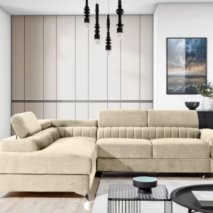 ArtElta Rohová sedacia súprava LAURENCE | ľavá Farba: Monolith 04