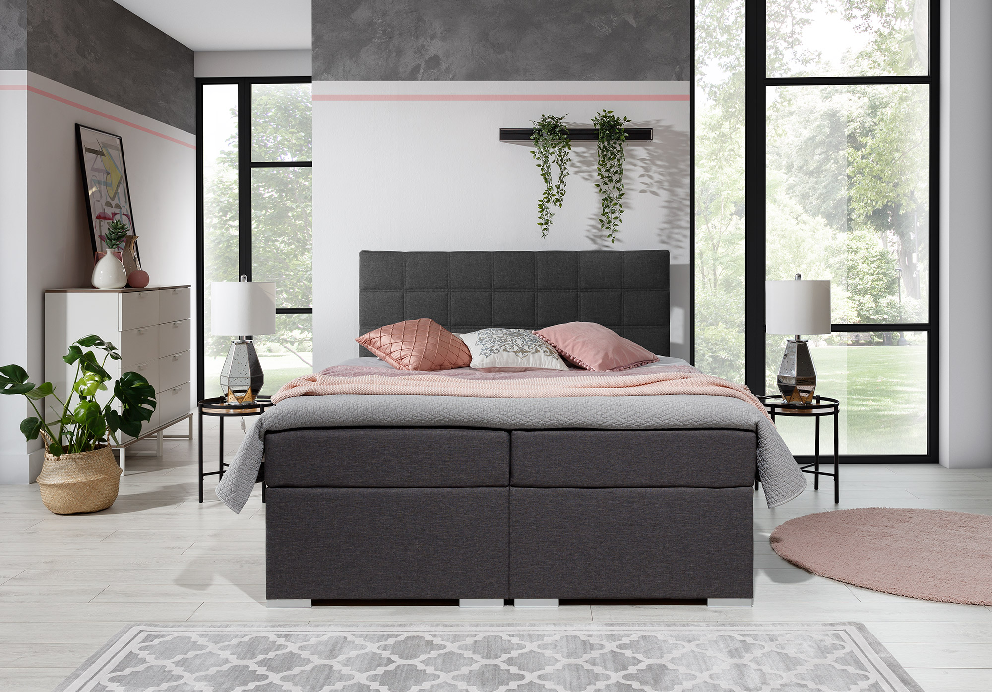 ArtElta Manželská posteľ ALICE Boxspring | 140 x 200 cm Alice rozmer: 140x200 cm, Alice farba: Soft 11 – Obrázok 6