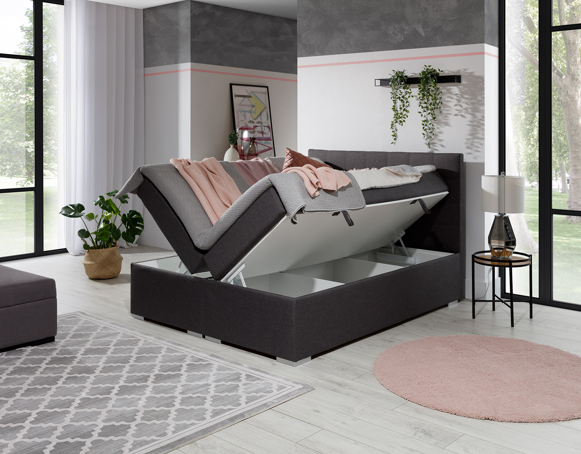 ArtElta Manželská posteľ ALICE Boxspring | 140 x 200 cm Alice rozmer: 140x200 cm, Alice farba: Soft 11 – Obrázok 18