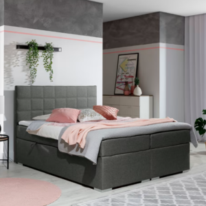 ArtElta Manželská posteľ ALICE Boxspring | 140 x 200 cm Alice rozmer: 140×200 cm, Alice farba: Sawana 21