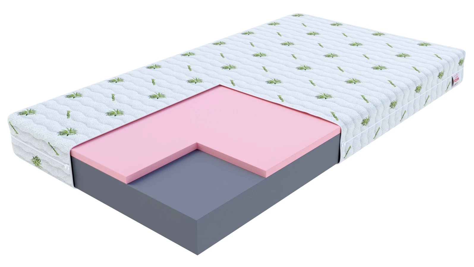 FDM Penový matrac ORSA Aloevera | 90 x 200 cm