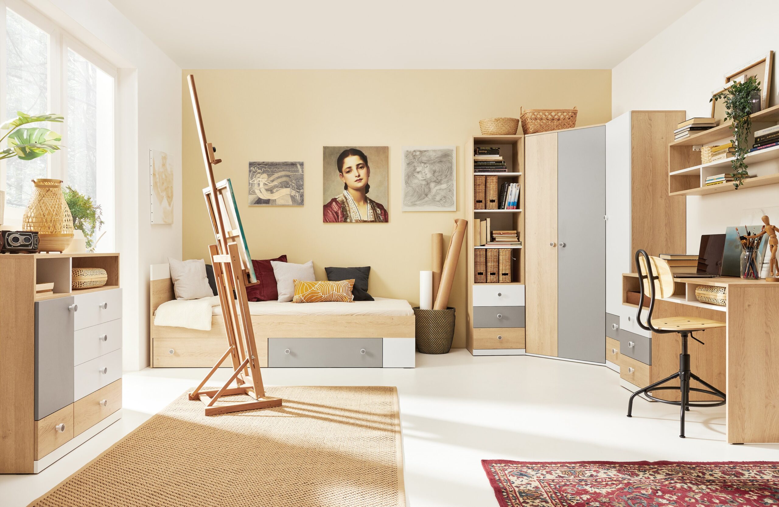 Meblar Jednolôžková posteľ PIXEL PX15 L/P | 120 x 200 cm – Obrázok 2