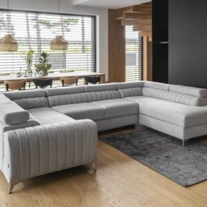 ArtElta Rohová sedacia súprava LOUIS U | pravá LOUIS farba: Borneo 04