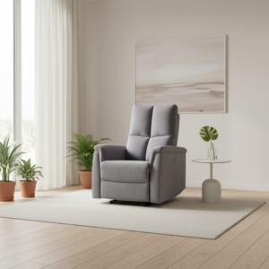 Signal Relaxačné masážne kreslo NEPTUN VELVET M | sivá