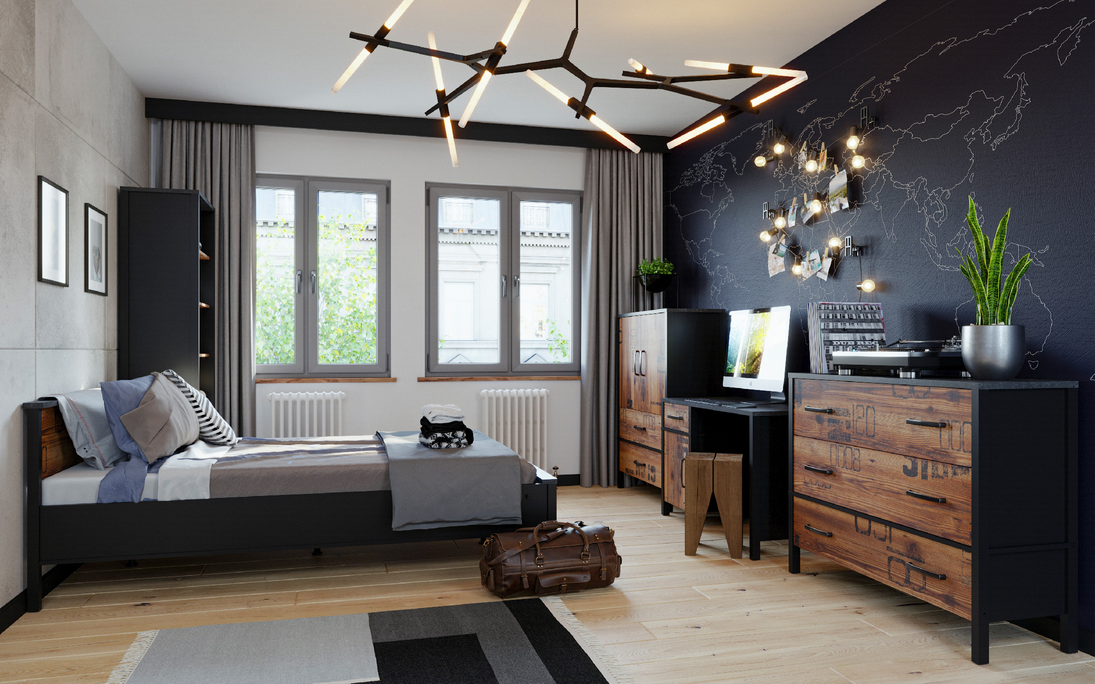 Dig-net nábytok Jednolôžková posteľ TALMO ML-13 | 120 x 200 cm – Obrázok 3