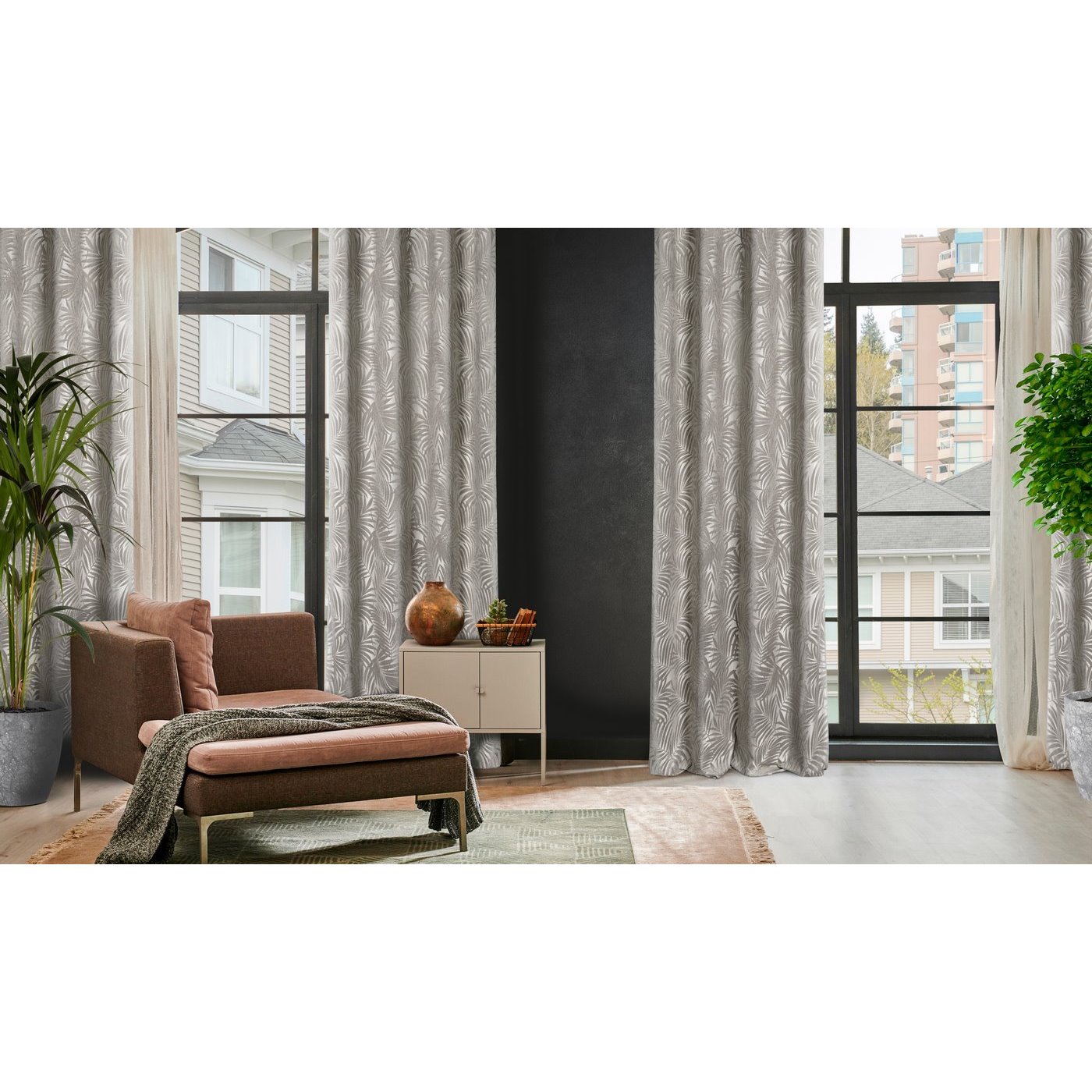 ArtFir Zatemňovací záves LIVIA K | béžová 140 x 250 cm – Obrázok 2