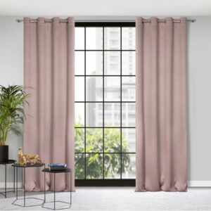 ArtFir Zatemňovací záves CARLO K | púdrovoružová 135 x 250 cm