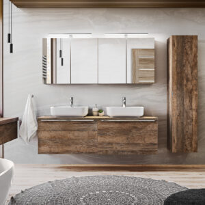 ArtCom Kúpeľňový komplet SANTA FE Oak 160/1