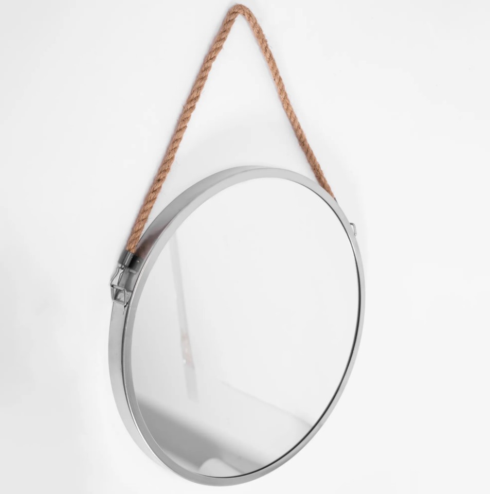 ArtPodlas Zrkadlo TUTUM KLMH-0410S-1 | sivá 40 cm – Obrázok 2