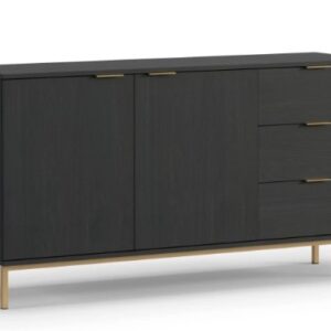 ArtGiB Komoda PULA PL-01 | čierna K2D3SZ