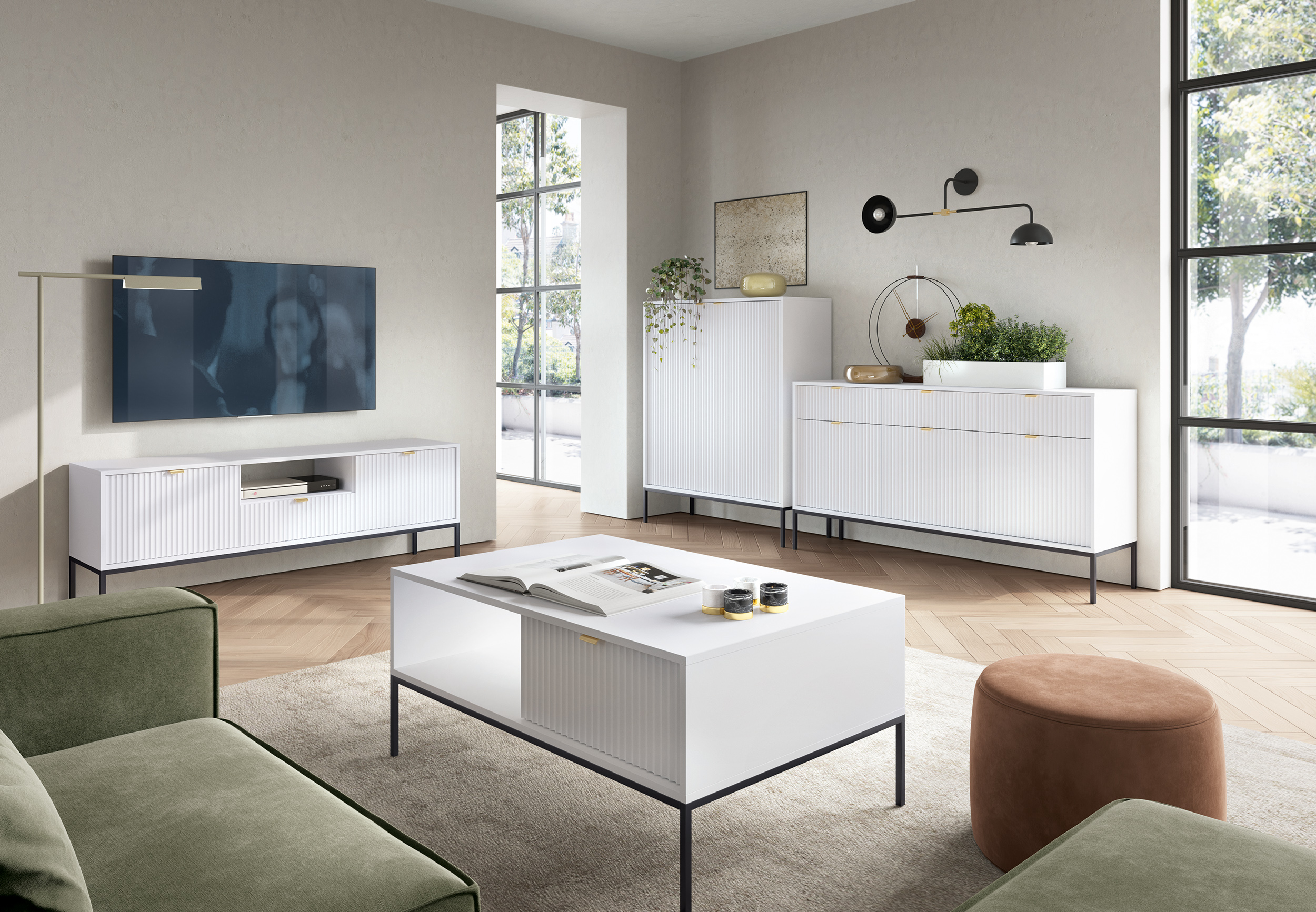ArtPS Komoda MONA KSZ-154 | biela – Obrázok 4