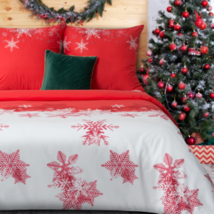 ArtFir Vianočné obliečky na jednolôžko SANTA 4