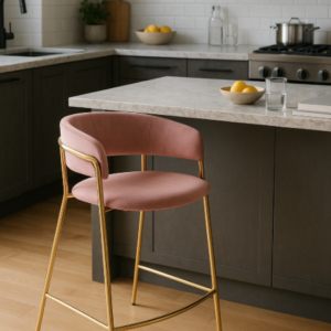 ArtKing Barová stolička DELTA 65 | ružová