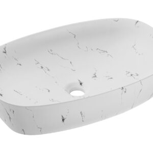 ArtCom Keramické umývadlo MEGI MW13 | biely mat 60 cm