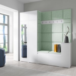 ArtPK Predsieň AMY 26 | biela so zrkadlom farebné prevedenie: Trinity 21