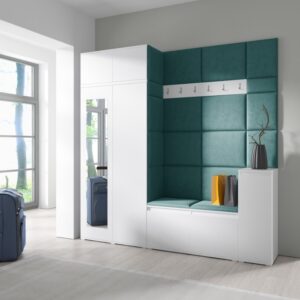 ArtPK Predsieň AMY 26 | biela so zrkadlom farebné prevedenie: Trinity 28