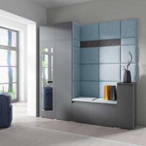 ArtPK Predsieň AMY 26 | sivá so zrkadlom farebné prevedenie: Trinity 22