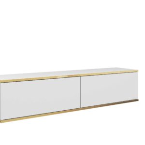 ArtPS TV stolík BIJOU 135 | závesný Farba: Biela