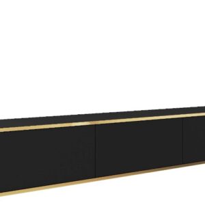 ArtPS TV stolík BIJOU 175 | závesný Farba: Čierna