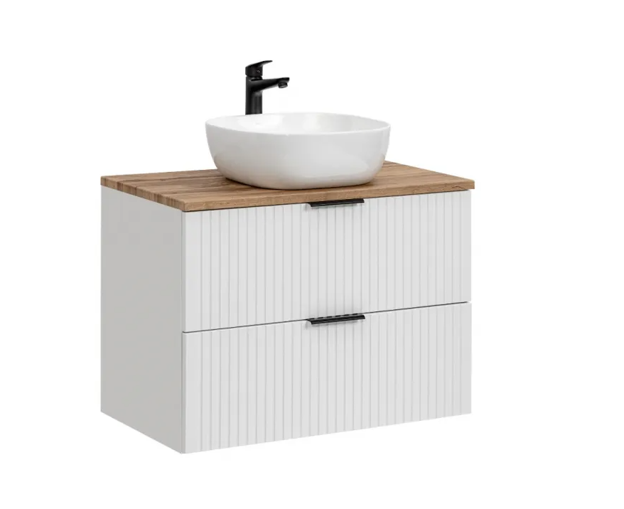 ArtCom Doska pod umývadlo ADEL White | biely mat Typ: Doska 120 cm / 89-120 – Obrázok 3