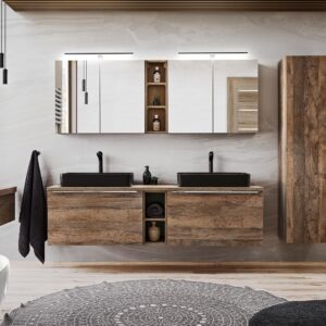 ArtCom Kúpeľňový komplet SANTA FE Oak 180/1