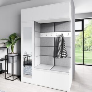 ArtPK Predsieň AMY 21 | biela so zrkadlom farebné prevedenie: Trinity 14