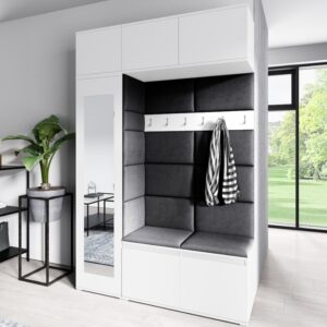 ArtPK Predsieň AMY 21 | biela so zrkadlom farebné prevedenie: Trinity 16