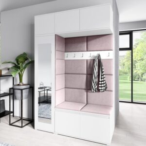 ArtPK Predsieň AMY 21 | biela so zrkadlom farebné prevedenie: Trinity 19