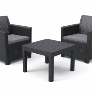 KETER Záhradný set CLARA balcony small table | grafit