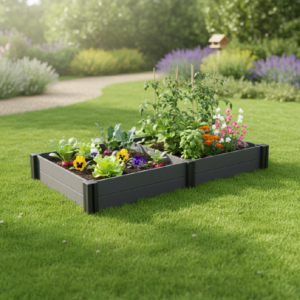 KETER Vyvýšený záhon PANORAMA MODULAR (2 ks) | sivá
