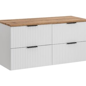 ArtCom Kúpeľňová skrinka s doskou ADEL White D120/1 | 120 cm