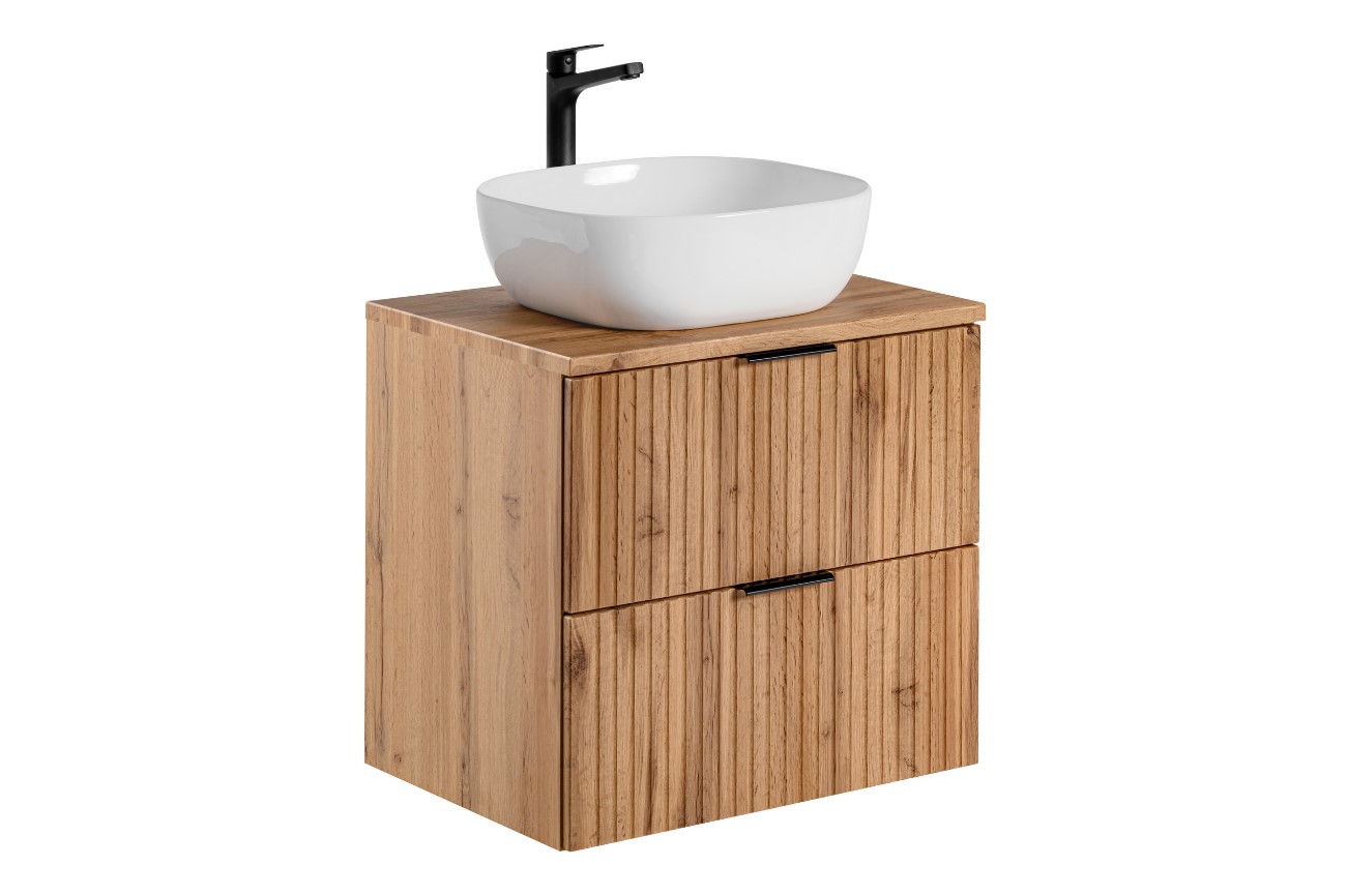 ArtCom Kúpeľňová skrinka s umývadlom a doskou ADEL Oak DU60/1 | 60 cm