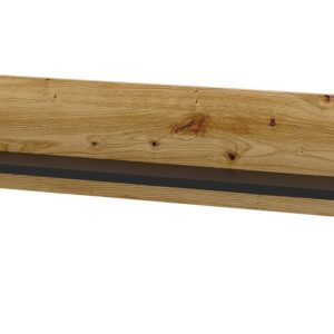 ARTBm Polica AURA 120 | dub artisan/čierny mat