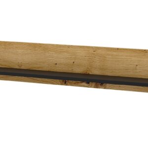 ARTBm Polica AURA 150 | dub artisan/čierny mat