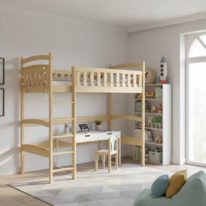 ArtAdrk Vyvýšená posteľ MIAGO | 90 x 200 cm