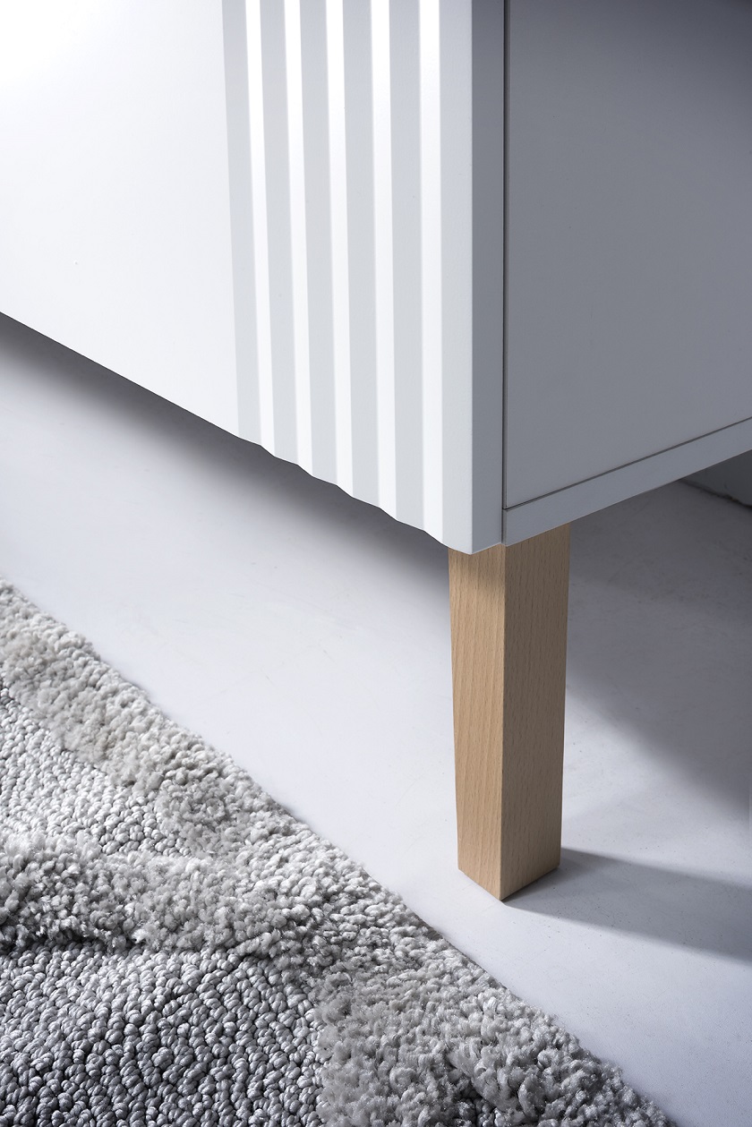 ArtCom Kúpeľňová skrinka s umývadlom a doskou FIJI White DU60/1 | 60 cm – Obrázok 2