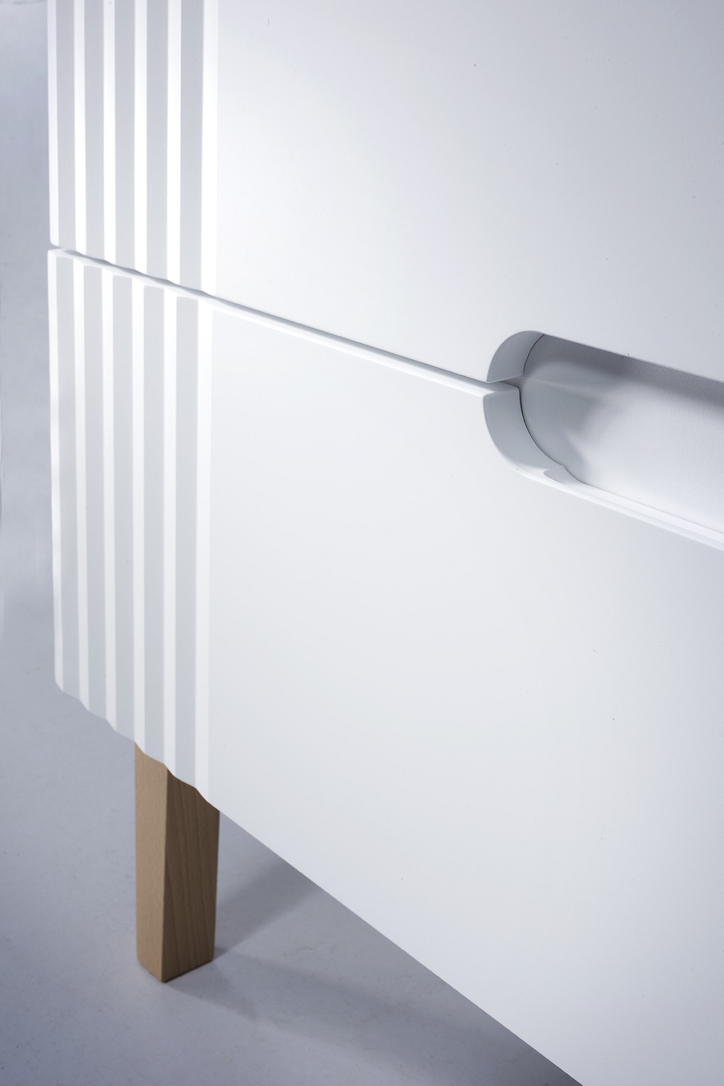 ArtCom Kúpeľňová skrinka s umývadlom a doskou FIJI White DU60/1 | 60 cm – Obrázok 4