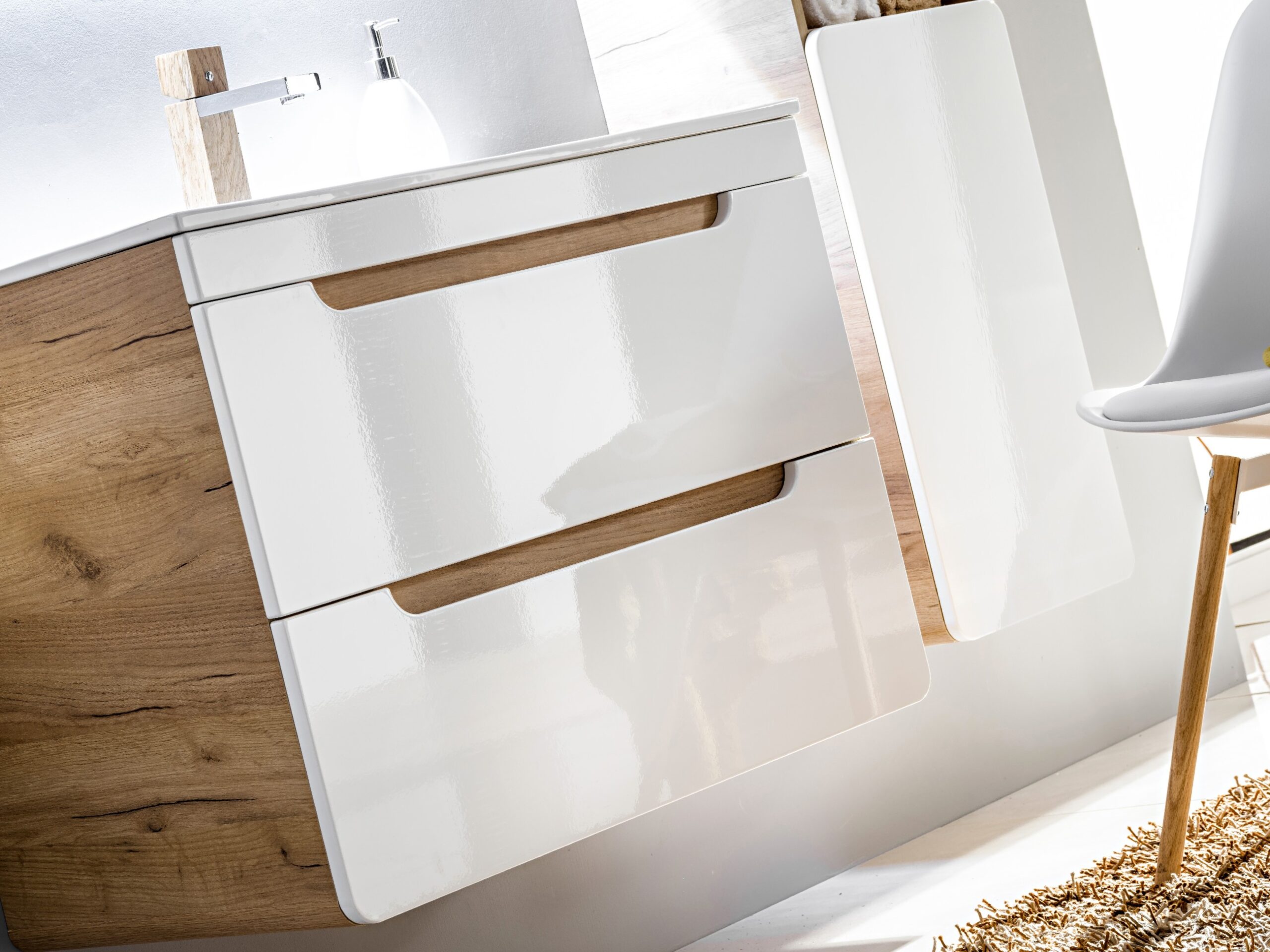 ArtCom Skrinka pod umývadlo ARUBA White 826 | 40 cm – Obrázok 13