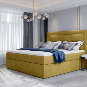ArtElta Manželská posteľ VIVRE Boxspring | 180 x 200 cm Farba VIVRE: Monolith 48