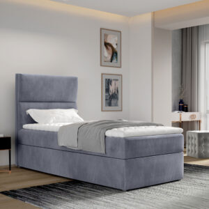 ArtElta Čalúnená jednolôžková posteľ ARCO | 90 x 200 cm Farba: Monolith 85