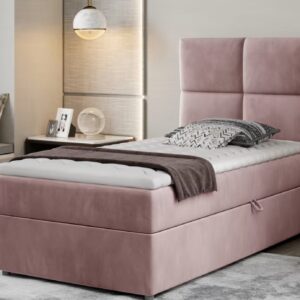 ArtElta Čalúnená jednolôžková posteľ RIVIA | 90 x 200 cm Farba: Monolith 63