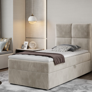 ArtElta Čalúnená jednolôžková posteľ RIVIA | 90 x 200 cm Farba: Paros 02