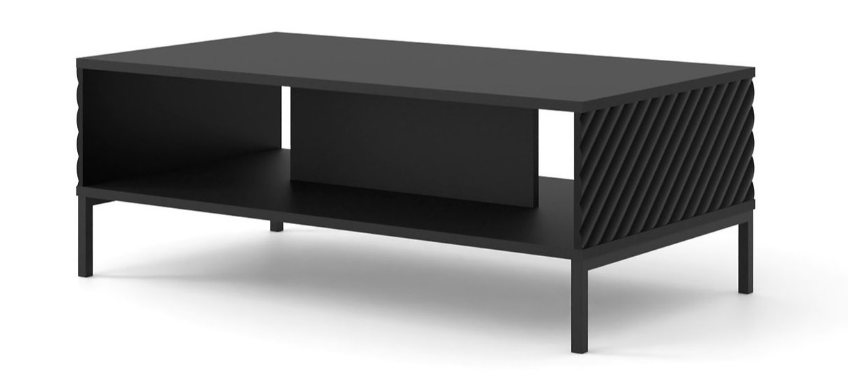 ARTBm Konferenčný stolík SURF Prevedenie: Biely mat / zlaté nohy – Obrázok 2