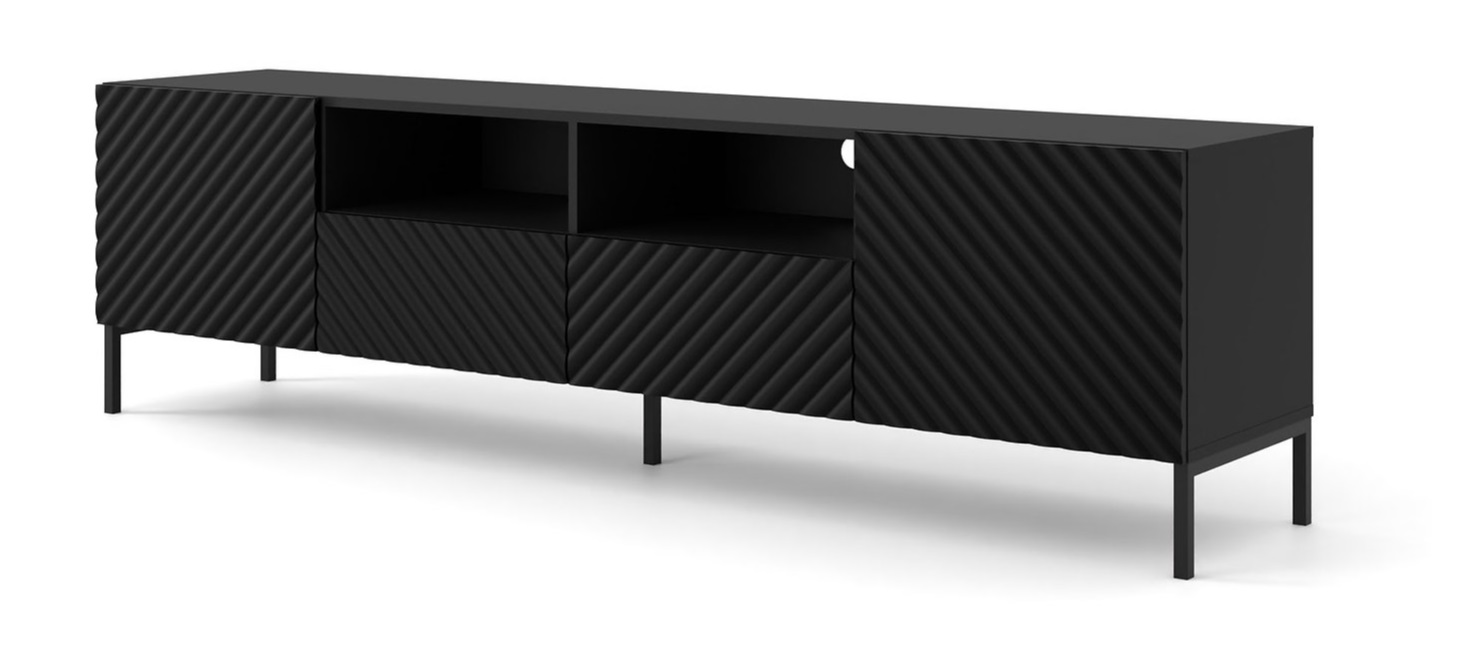 ARTBm Tv stolík SURF 200 | 2D2S Prevedenie: Biely mat / zlaté nohy – Obrázok 2